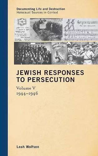 Jewish Responses to Persecution cover