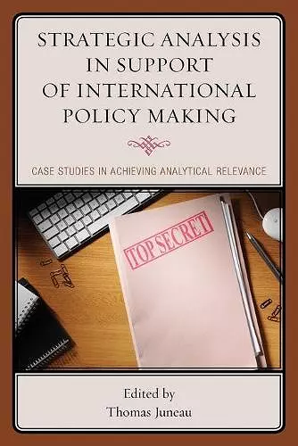 Strategic Analysis in Support of International Policy Making cover