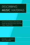 Describing Music Materials cover