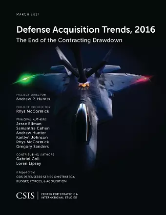 Defense Acquisition Trends, 2016 cover