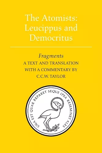 The Atomists: Leucippus and Democritus cover