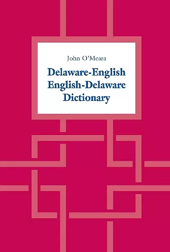 Delaware-English / English-Delaware Dictionary cover