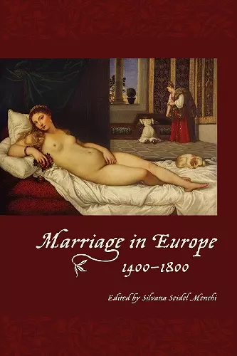 Marriage in Europe, 1400-1800 cover