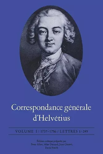 Correspondance générale d'Helvétius cover