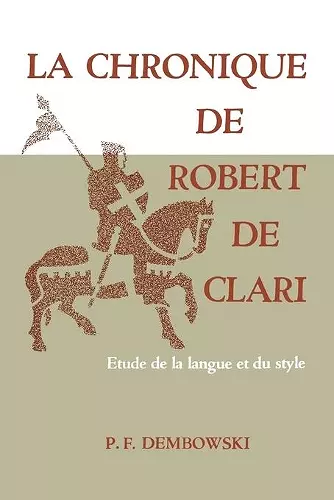 La Chronique de Robert de Clari cover