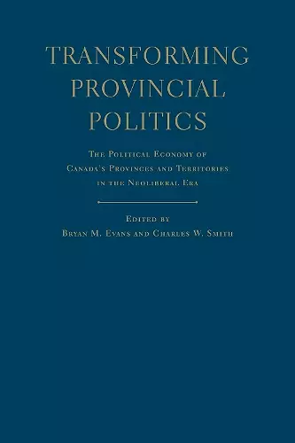 Transforming Provincial Politics cover