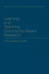 Learning and Teaching Community-Based Research cover