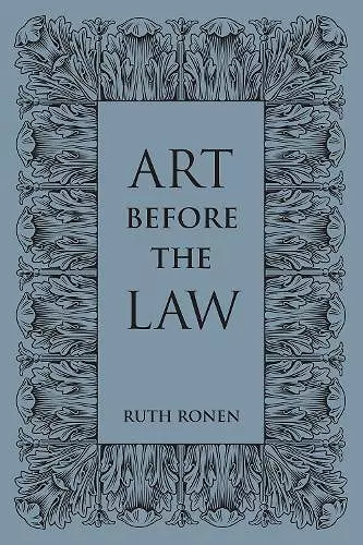 Art before the Law cover