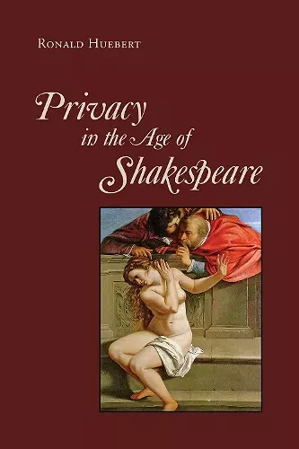 Privacy in the Age of Shakespeare cover