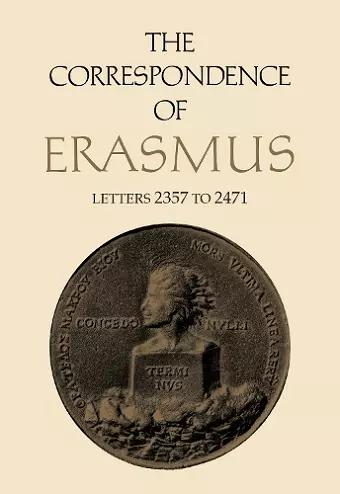 The Correspondence of Erasmus cover