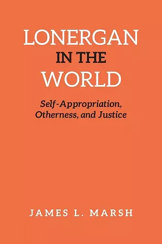 Lonergan in the World cover