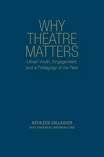 Why Theatre Matters cover