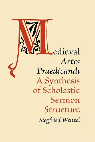 Medieval 'Artes Praedicandi' cover