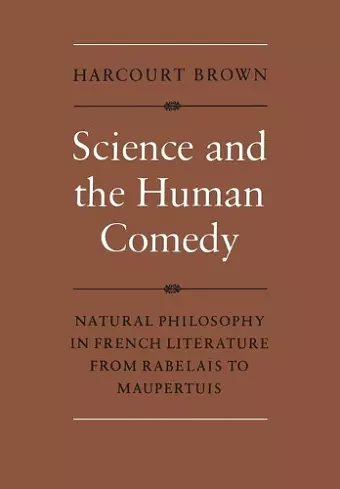 Science and the Human Comedy cover