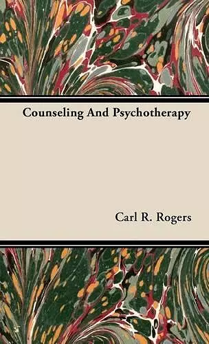 Counseling And Psychotherapy cover