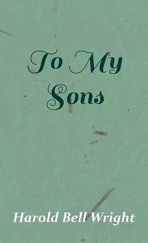 To My Sons cover