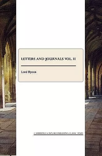 Letters and Journals vol. II cover