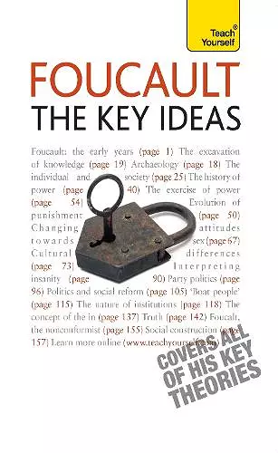 Foucault - The Key Ideas cover
