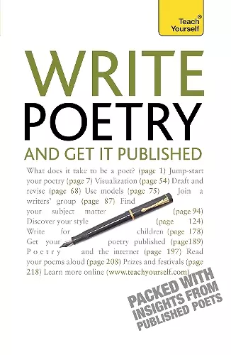 Write Poetry and Get it Published cover
