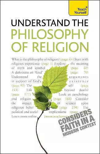 Understand the Philosophy of Religion: Teach Yourself cover