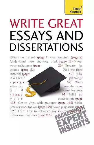 Write Great Essays and Dissertations: Teach Yourself cover