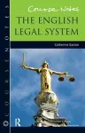 Course Notes: the English Legal System cover