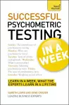 Psychometric Testing In A Week cover