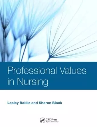 Professional Values in Nursing cover