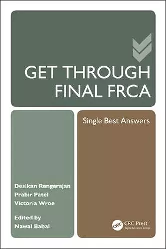 Get Through Final FRCA cover