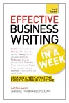 Effective Business Writing in a Week: Teach Yourself cover