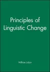 Principles of Linguistic Change, 3 Volume Set cover