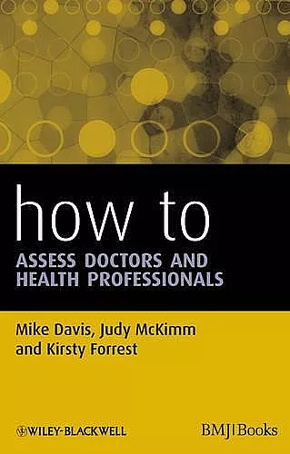How to Assess Doctors and Health Professionals cover