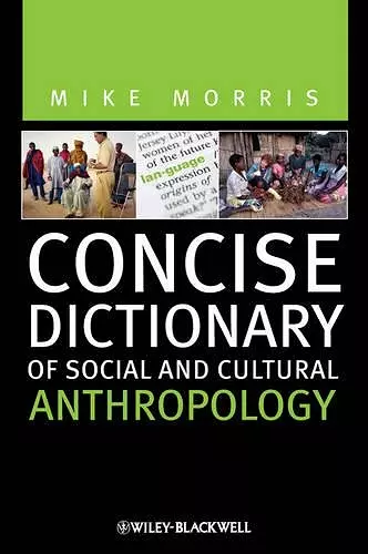 Concise Dictionary of Social and Cultural Anthropology cover