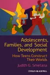 Adolescents, Families, and Social Development cover