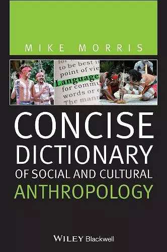 Concise Dictionary of Social and Cultural Anthropology cover