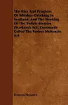 The Rise And Progress Of Whiskey-Drinking In Scotland, And The Working Of The 'Public-Houses (Scotland) Act', Commonly Called The Forbes McKenzie Act cover