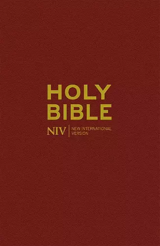 NIV Popular Burgundy Hardback Bible cover