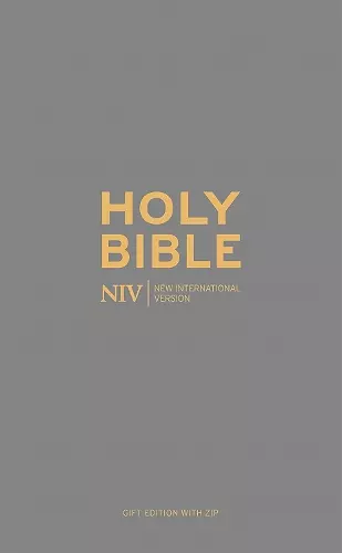 NIV Pocket Charcoal Soft-tone Bible with Zip cover