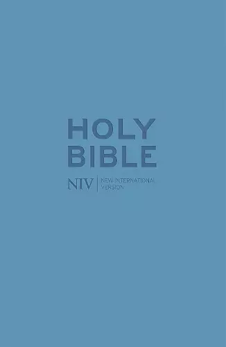 NIV Pocket Cyan Soft-tone Bible with Zip cover