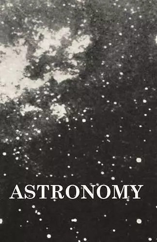 Astronomy cover