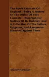 The Poets Laureate Of England - Being A History Of The Office Of Poet Laureate - Biographical Notices Of Its Holders, And A Collection Of The Satires, Epigrams, And Lampoons Directed Against Them cover