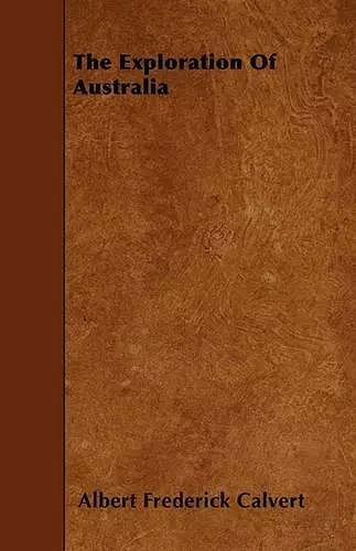 The Exploration Of Australia cover