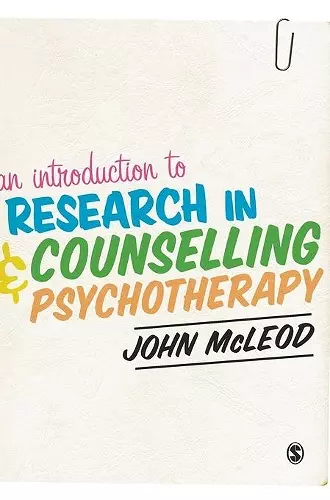 An Introduction to Research in Counselling and Psychotherapy cover