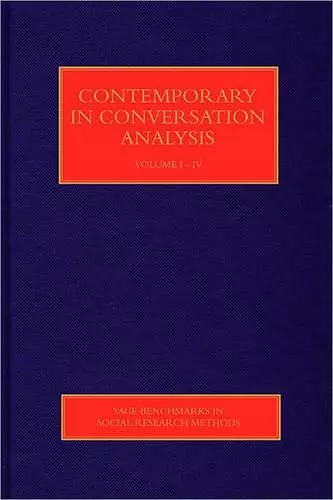 Contemporary Studies in Conversation Analysis cover