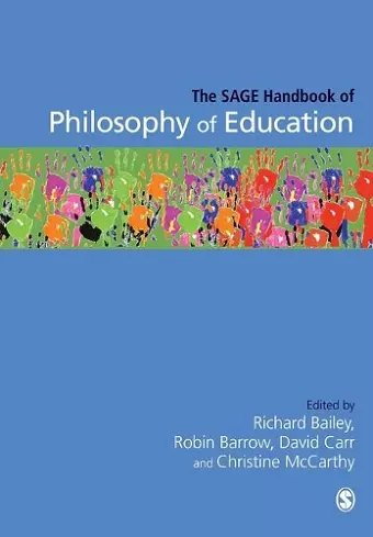 The SAGE Handbook of Philosophy of Education cover