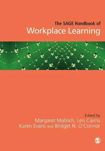 The SAGE Handbook of Workplace Learning cover