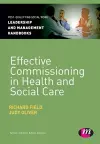 Effective Commissioning in Health and Social Care cover