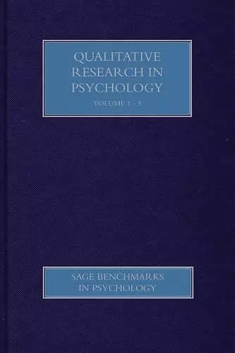 Qualitative Research in Psychology cover