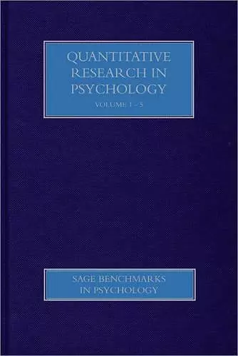 Quantitative Research in Psychology cover