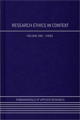 Research Ethics in Context cover